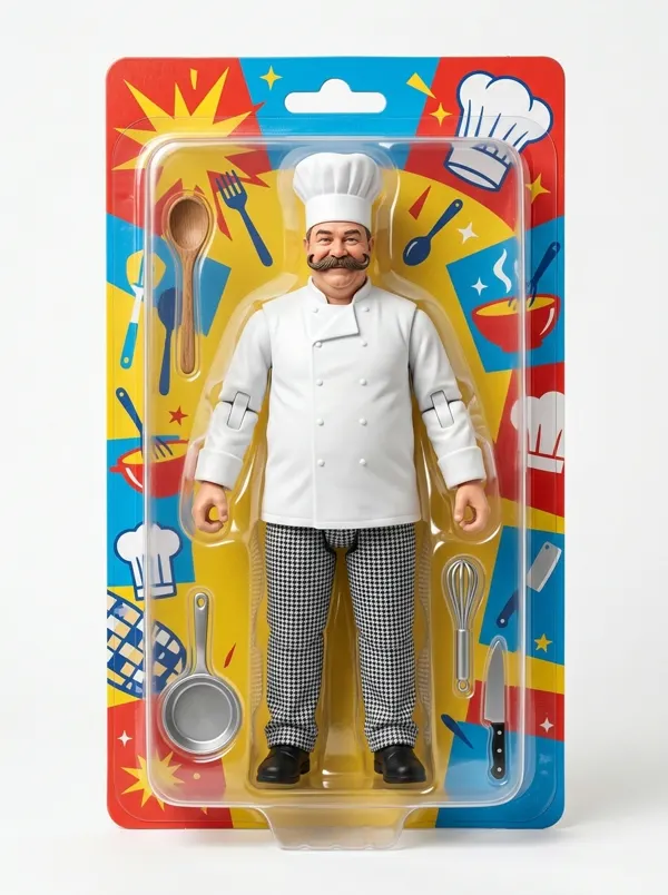 Figura de acción en su blíster