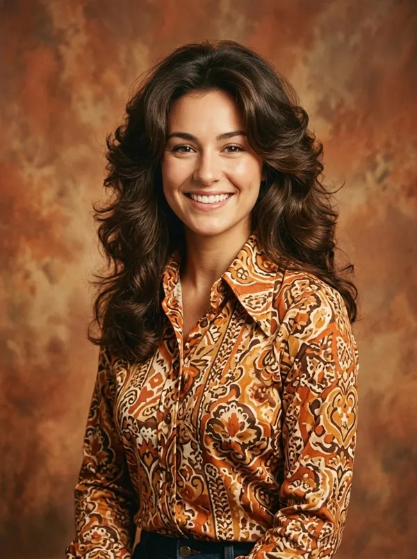 Retrato de estudio de los 70